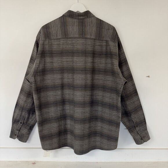 Missoni Sport Vintage Long Sleeve Buttoned Shirt Stripe Textured Modern XXL EUC - Picture 3 of 16